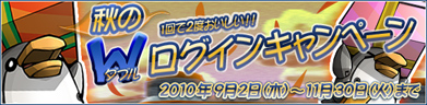 ダブルログインキャンペーン更新！