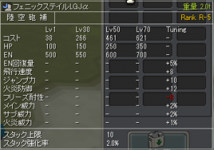 フェニックステイルLGJα