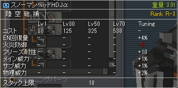 スノーマンヘッドHDJα